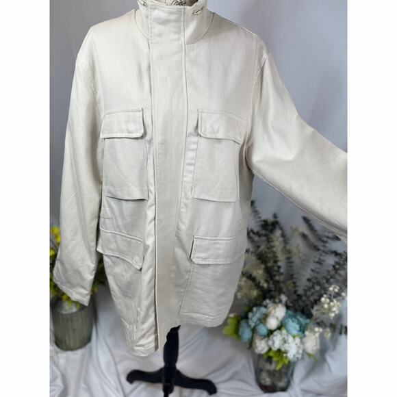 MP Piombo Safari 4 Flap Pocket Jacket Concealed zip size XL - Picture 8 of 16